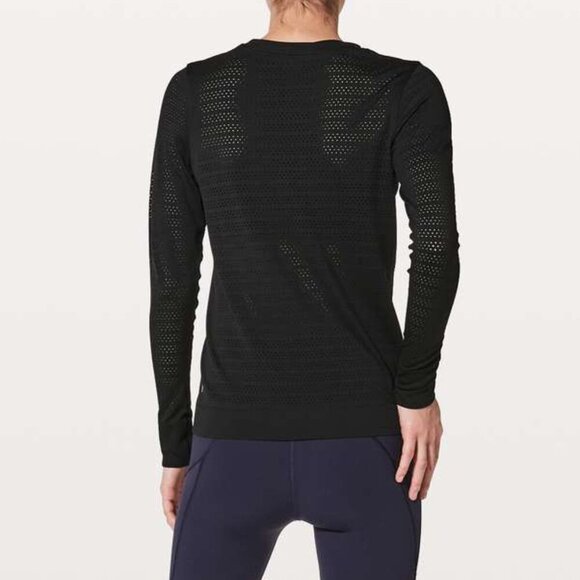 Lululemon Breeze By Long Sleeve *Squad - 10 Black - Picture 2 of 6